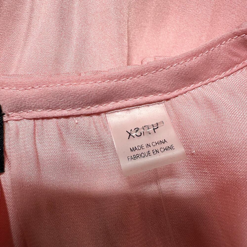 T Tahari Ruffled Blouse Pink Wind Women's Size X-Small New With Tags - Picture 4 of 10